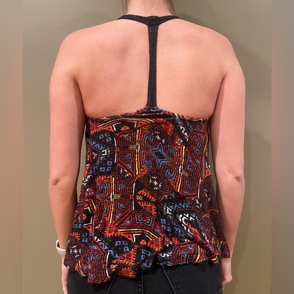 Forever 21 Patterned Flowy Tank - Picture 2 of 5